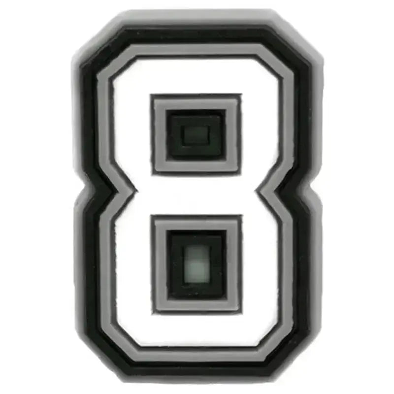 Retro Number Clips Clogs Life