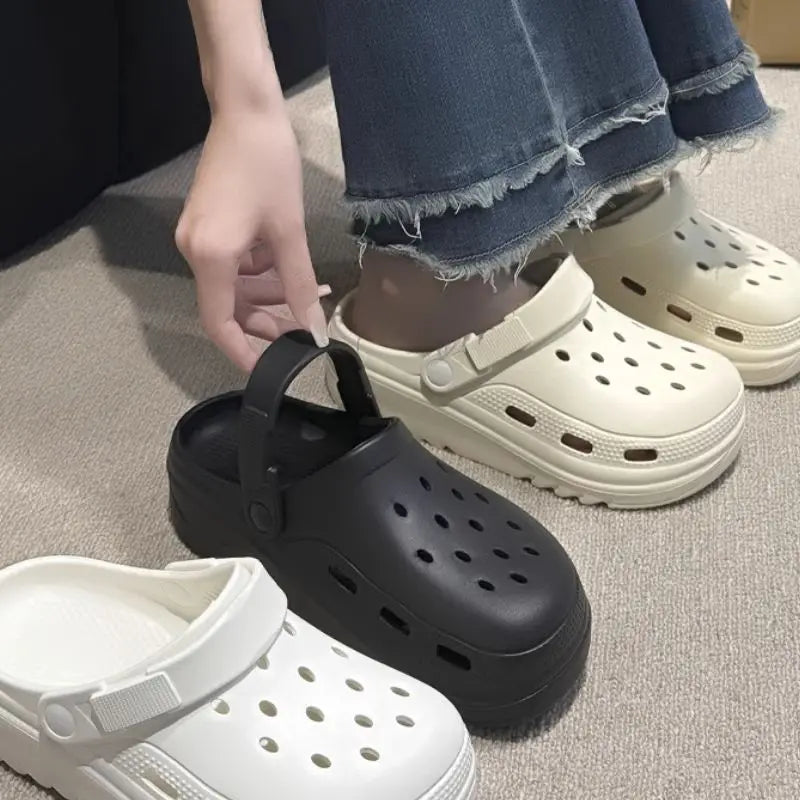 Women Home Slippers Garden Clogs Shoes Men's Sandals Flip Flops Summer Outdoor Couple Beach Slipper Closed Toe Non Slip Sandals Clogs Life